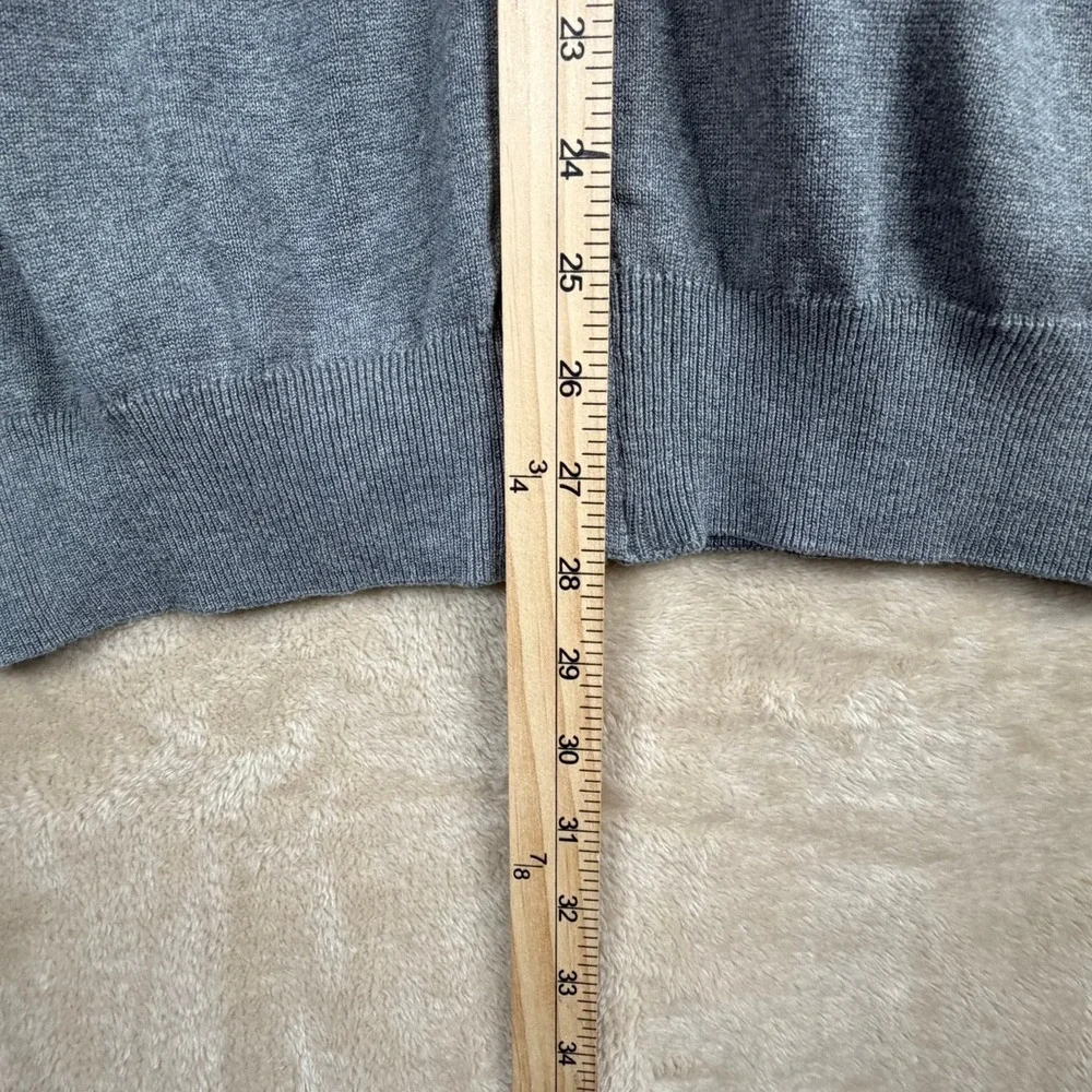 Felix Hardy (Polish Co) NWT Mens Grey Melange Full‎ Zip Cardigan 3XL Elbow Patch